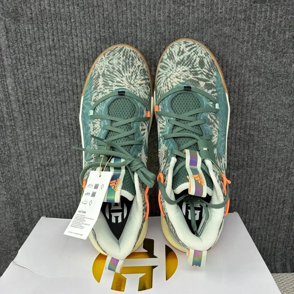 NEW Adidas Harden Stepback 3 Green Oxide Off White Basketball Men’s 11 GZ7240
